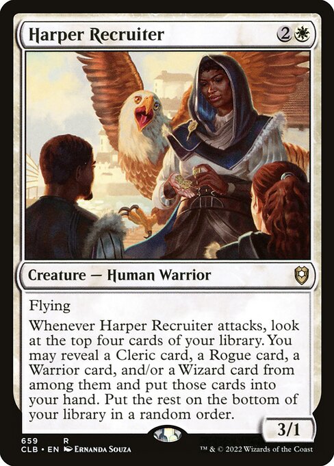 Harper Recruiter - Commander Legends: Battle for Baldur's Gate #659