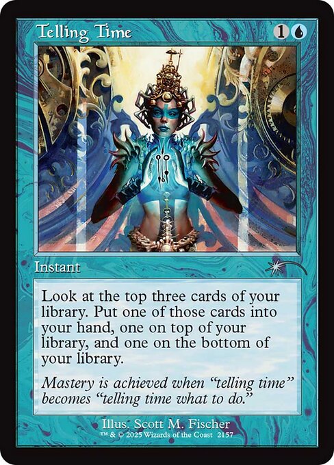 Telling Time (Retro Frame) - Secret Lair Drop #2157