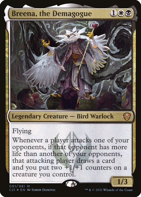 Breena, the Demagogue - Commander 2021 #1