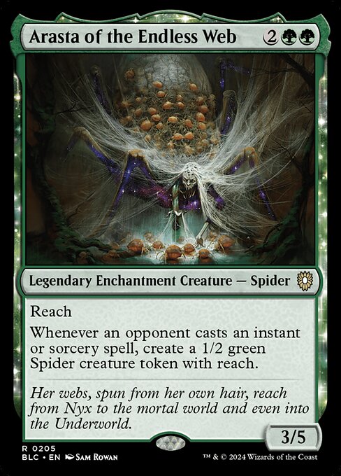 Arasta of the Endless Web - Bloomburrow Commander #205