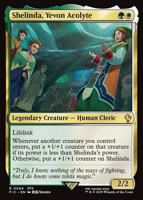 Shelinda, Yevon Acolyte - Final Fantasy Commander #94