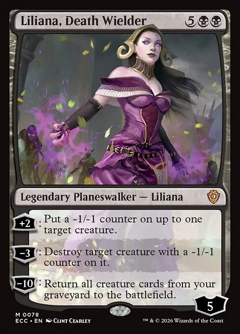 Liliana, Death Wielder - Lorwyn Eclipsed Commander #78