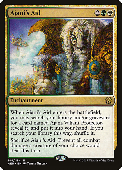 Ajani's Aid - Aether Revolt #188