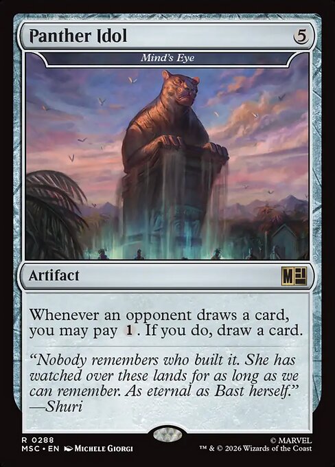 Panther Idol - Mind's Eye - Marvel Super Heroes Commander #288