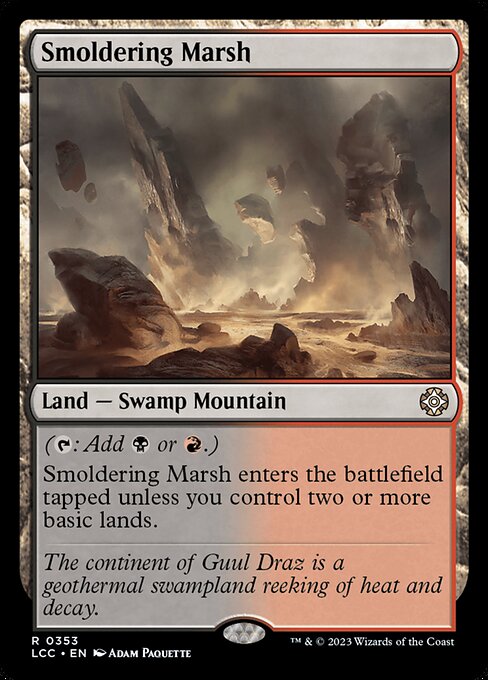 Smoldering Marsh - The Lost Caverns of Ixalan Commander #353