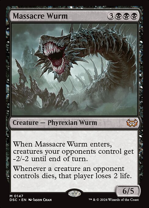 Massacre Wurm - Duskmourn: House of Horror Commander #147