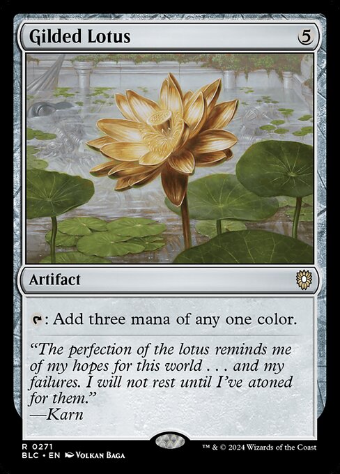 Gilded Lotus - Bloomburrow Commander #271