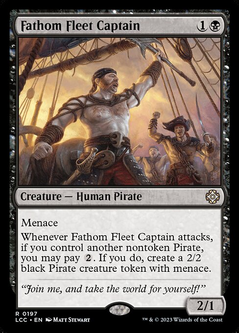 Fathom Fleet Captain - The Lost Caverns of Ixalan Commander #197