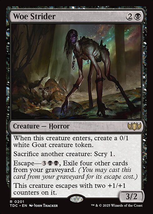 Woe Strider - Tarkir: Dragonstorm Commander #201