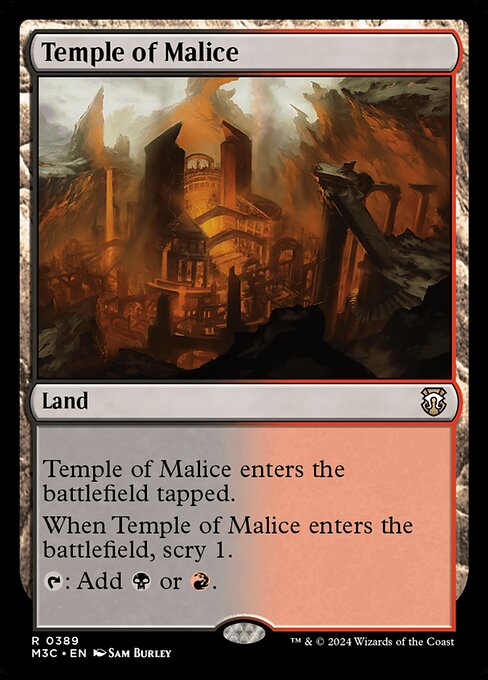 Temple of Malice - Modern Horizons 3 Commander #389