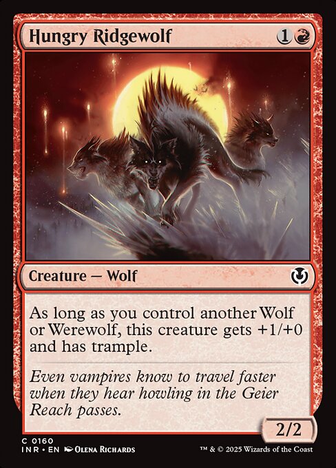 Hungry Ridgewolf - Innistrad Remastered #160
