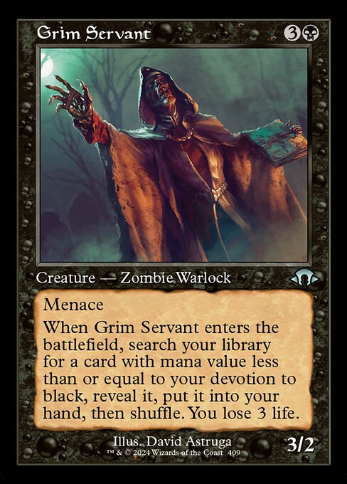 Grim Servant (Retro Frame) - Modern Horizons 3 #409