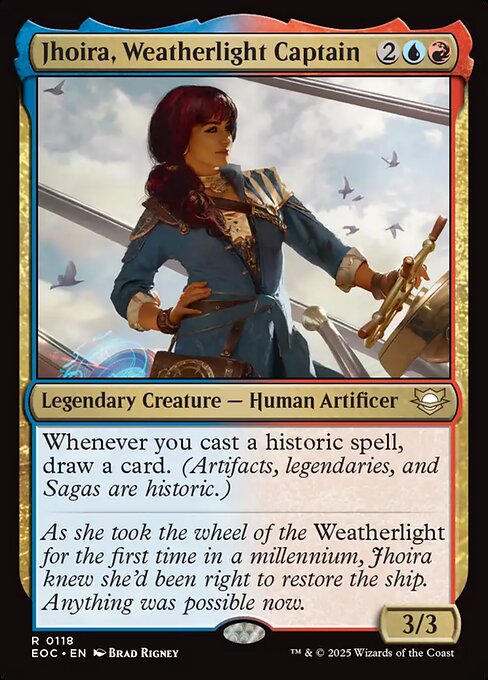 Jhoira, Weatherlight Captain - Edge of Eternities Commander #118
