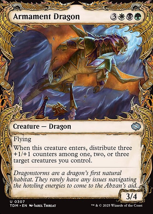 Armament Dragon (Showcase) - Tarkir: Dragonstorm #307