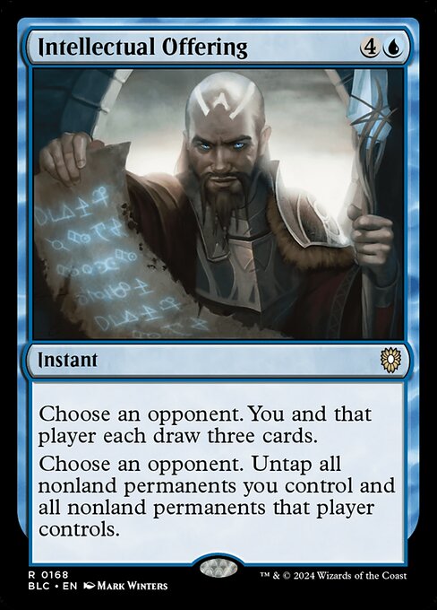 Intellectual Offering - Bloomburrow Commander #168