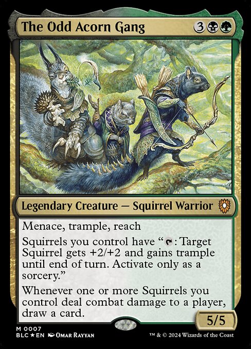 The Odd Acorn Gang - Bloomburrow Commander #7