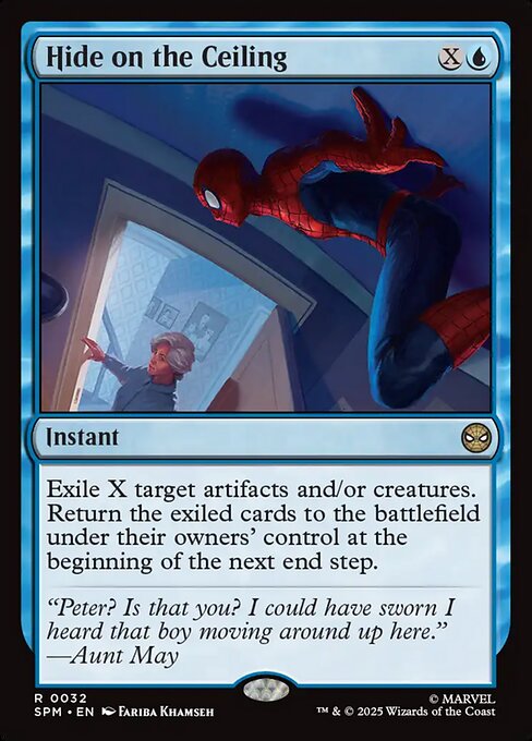 Hide on the Ceiling - Marvel's Spider-Man #32