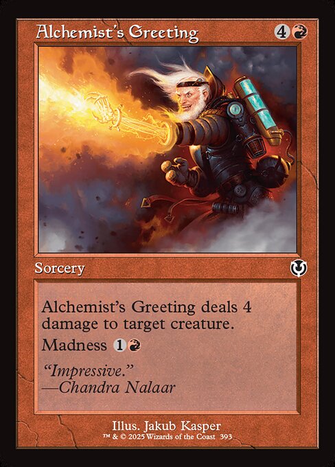 Alchemist's Greeting (Retro Frame) - Innistrad Remastered #393