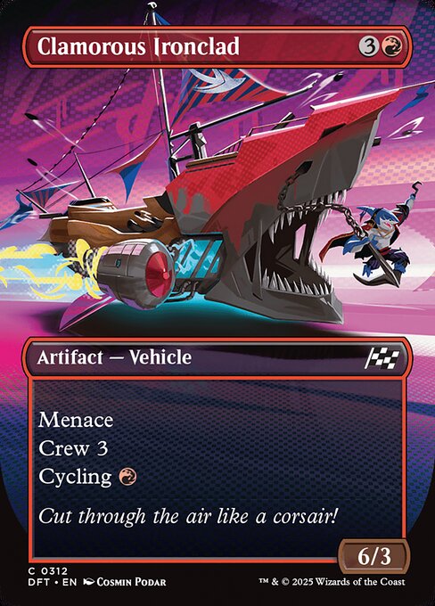Clamorous Ironclad (Borderless) - Aetherdrift #312