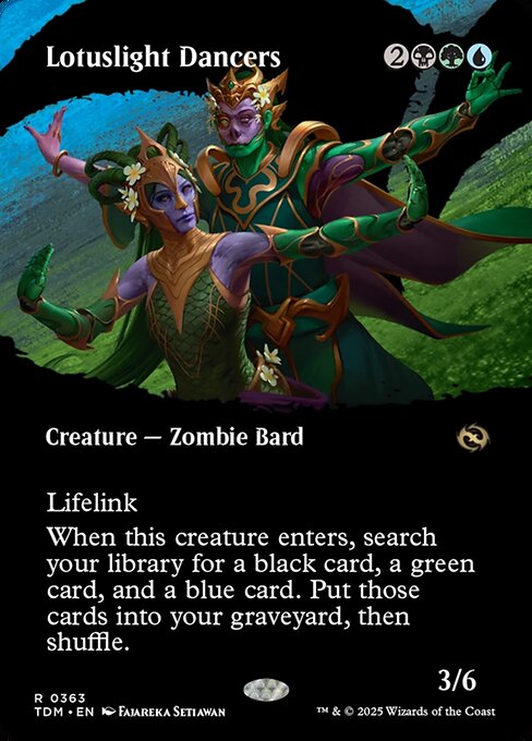 Lotuslight Dancers (Borderless) - Tarkir: Dragonstorm #363