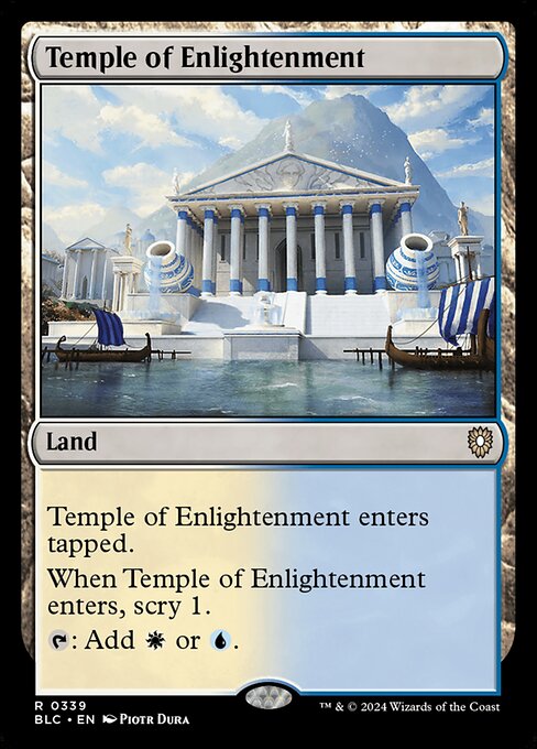 Temple of Enlightenment - Bloomburrow Commander #339