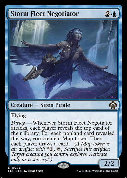Storm Fleet Negotiator - The Lost Caverns of Ixalan Commander #78