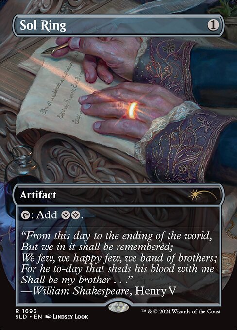 Sol Ring (1696) (Rainbow Foil) - Secret Lair Drop #1696