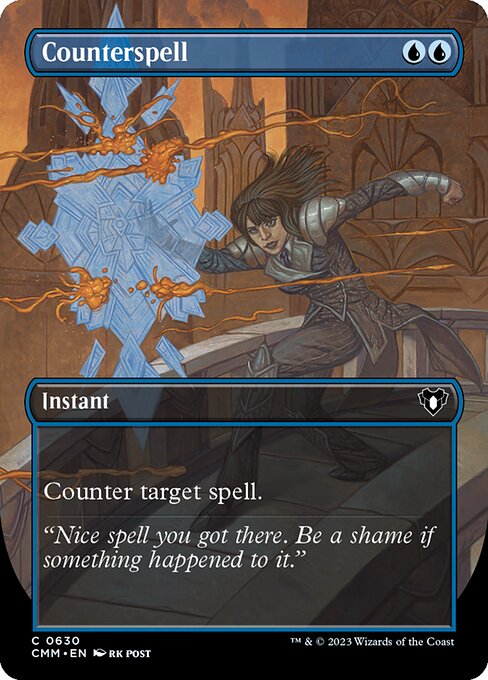 Counterspell (Borderless) - Commander Masters #630