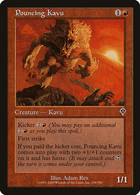 Pouncing Kavu - Invasion #158