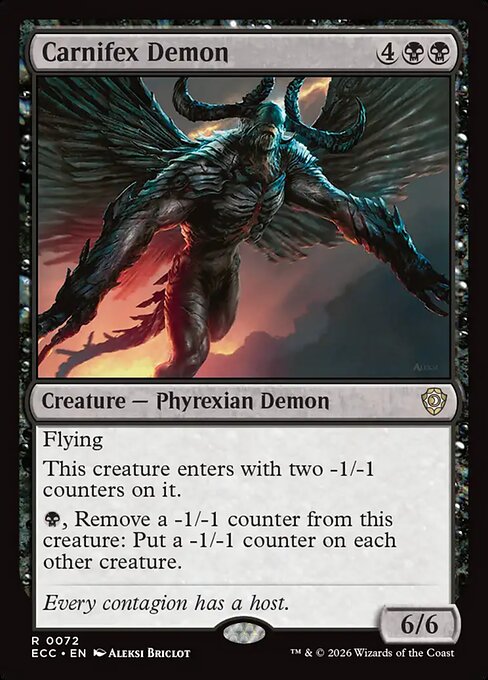 Carnifex Demon - Lorwyn Eclipsed Commander #72