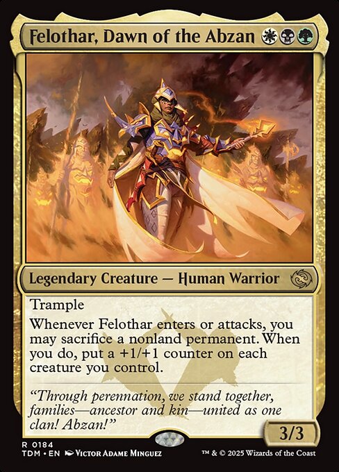 Felothar, Dawn of the Abzan - Tarkir: Dragonstorm #184