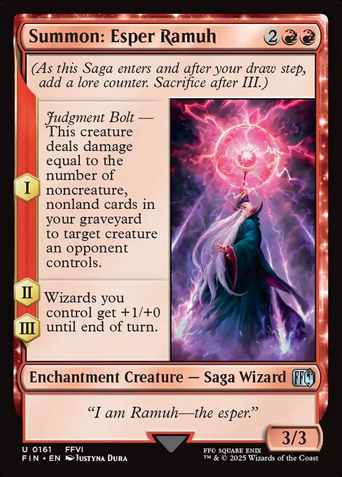 Summon: Esper Ramuh - Final Fantasy #161