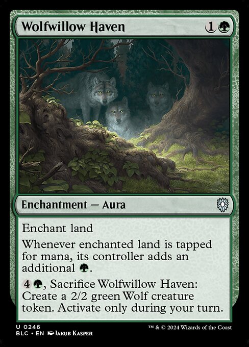 Wolfwillow Haven - Bloomburrow Commander #246