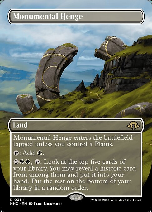 Monumental Henge (Borderless) - Modern Horizons 3 #354