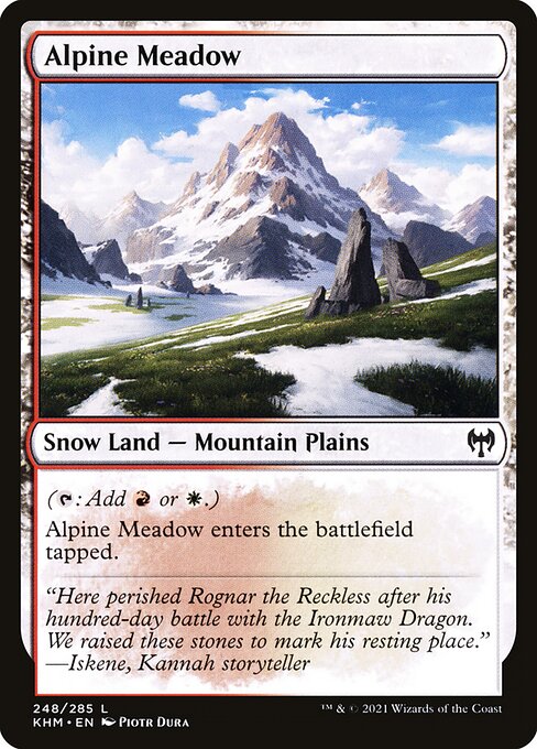 Alpine Meadow - Kaldheim #248