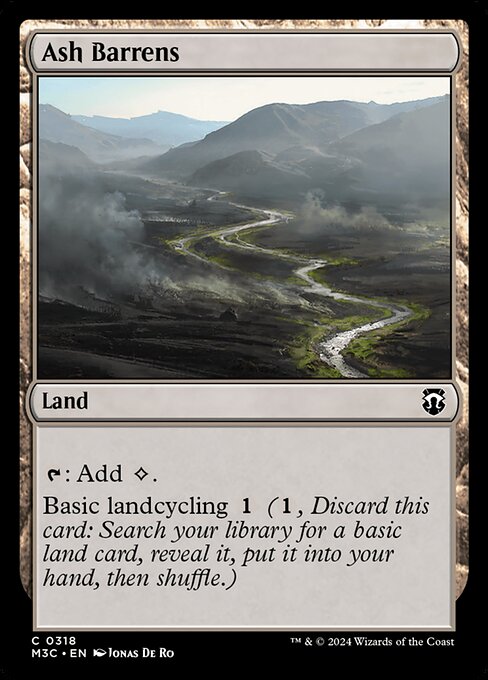 Ash Barrens - Commander: Modern Horizons 3: - 318 - Near Mint
