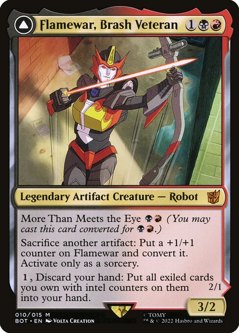 Flamewar, Brash Veteran - Transformers #10