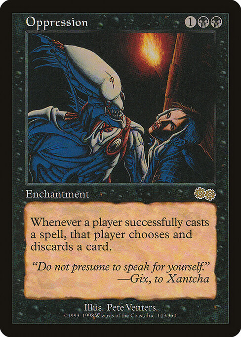 Oppression - Urza's Saga #143