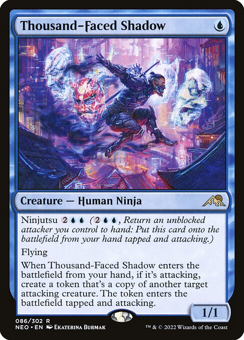 Thousand-Faced Shadow - Kamigawa: Neon Dynasty #86
