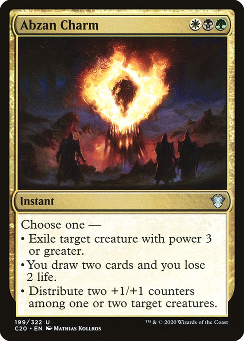 Abzan Charm - Commander 2020 #199