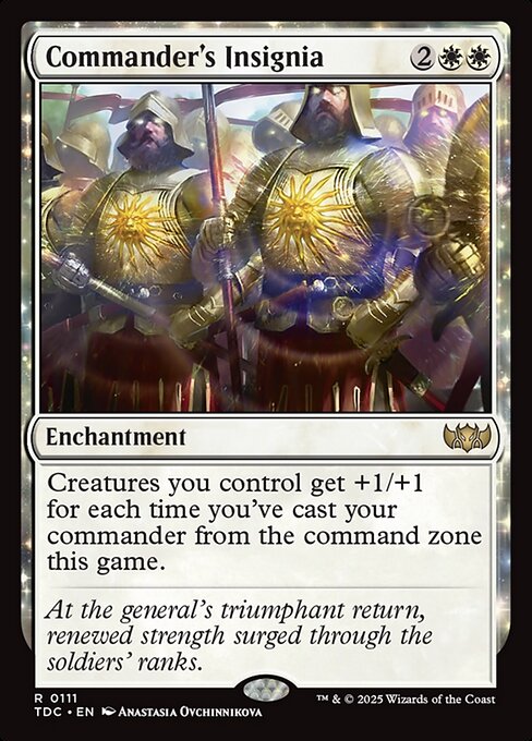 Commander's Insignia - Commander: Tarkir: Dragonstorm: - 111 - Near Mint