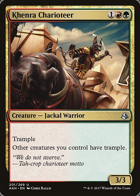 Khenra Charioteer - Amonkhet #201