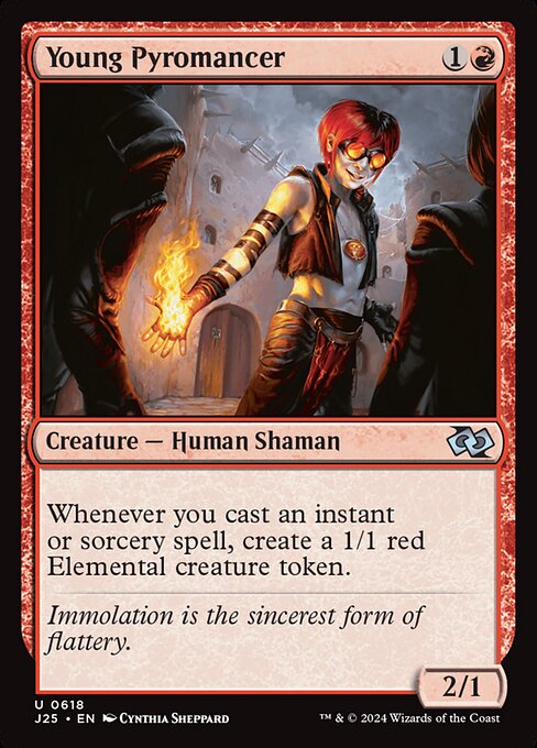 Young Pyromancer - Foundations Jumpstart #618