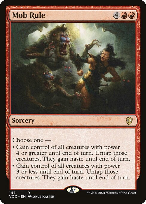 Mob Rule - Crimson Vow Commander #147