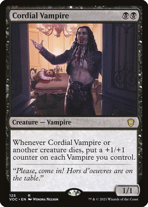 Cordial Vampire - Crimson Vow Commander #125