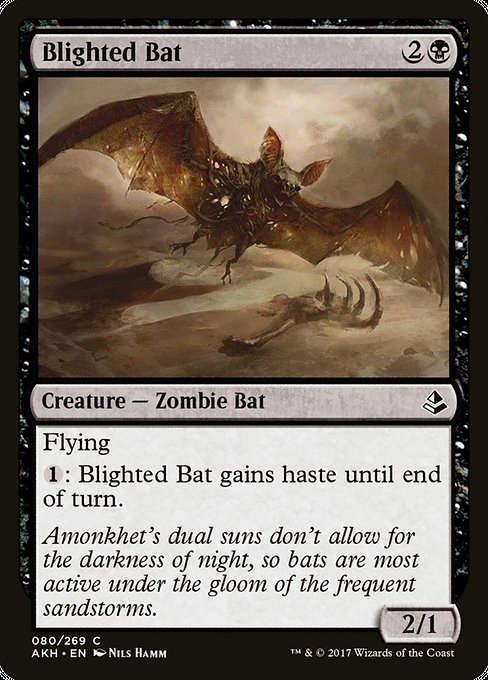 Blighted Bat - Amonkhet: - 80 - Near Mint