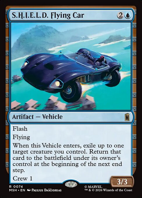 S.H.I.E.L.D. Flying Car - Marvel Super Heroes #74