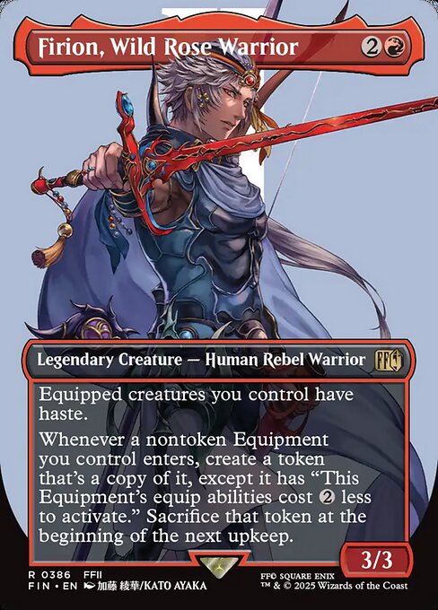Firion, Wild Rose Warrior (Borderless) - Final Fantasy #386