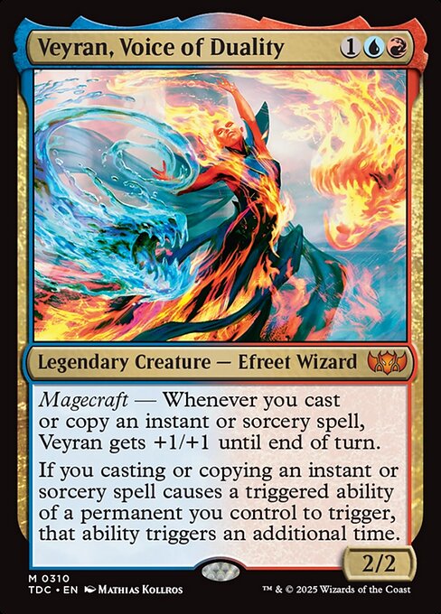 Veyran, Voice of Duality - Tarkir: Dragonstorm Commander #310