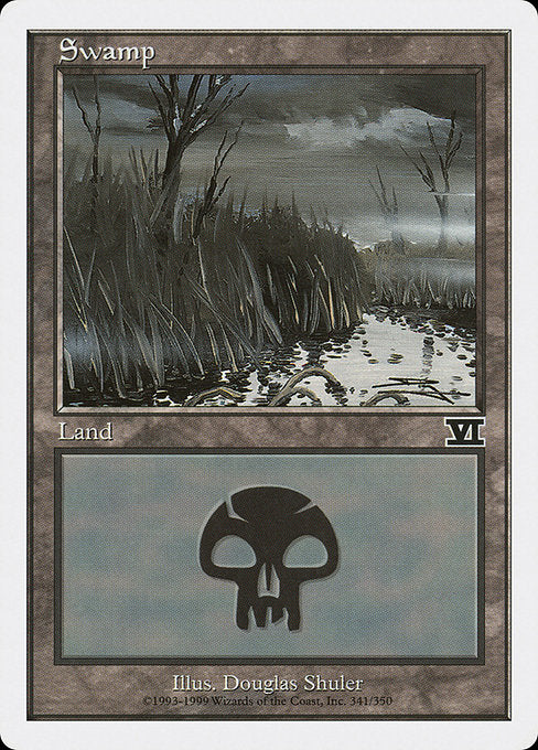 Swamp (341) - Classic Sixth Edition #341